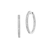 Diamond Fashion Hoops