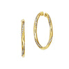 Diamond Fashion Hoops