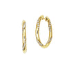 Diamond Fashion Hoops