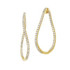 Diamond Fashion Hoops