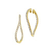 Diamond Fashion Hoops