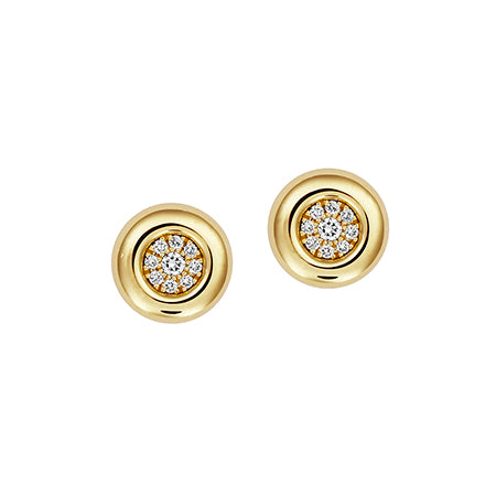 Chatham lab-grown diamond studs, style FDE4731Y