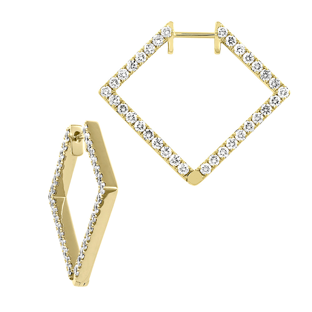 Chatham lab-grown diamond jewelry, style FDE4745Y