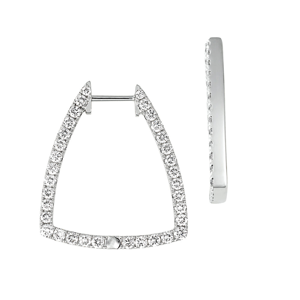 Chatham lab-grown diamond jewelry, style FDE4747W