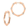 Diamond Fashion Hoops