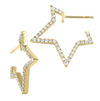 Diamond Fashion Star Earrings