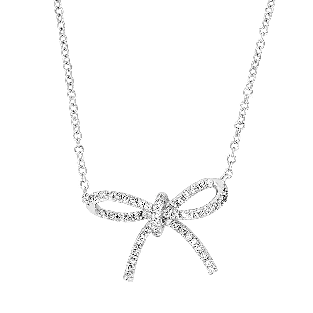 Chatham lab-grown diamond necklace, style FDNK0032W