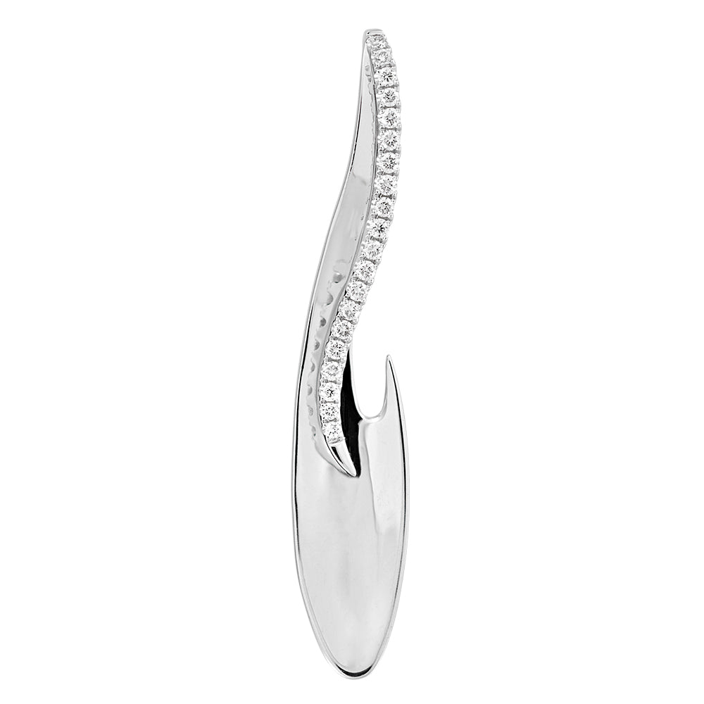 Chatham lab-grown diamond pendant, style FDP4679W