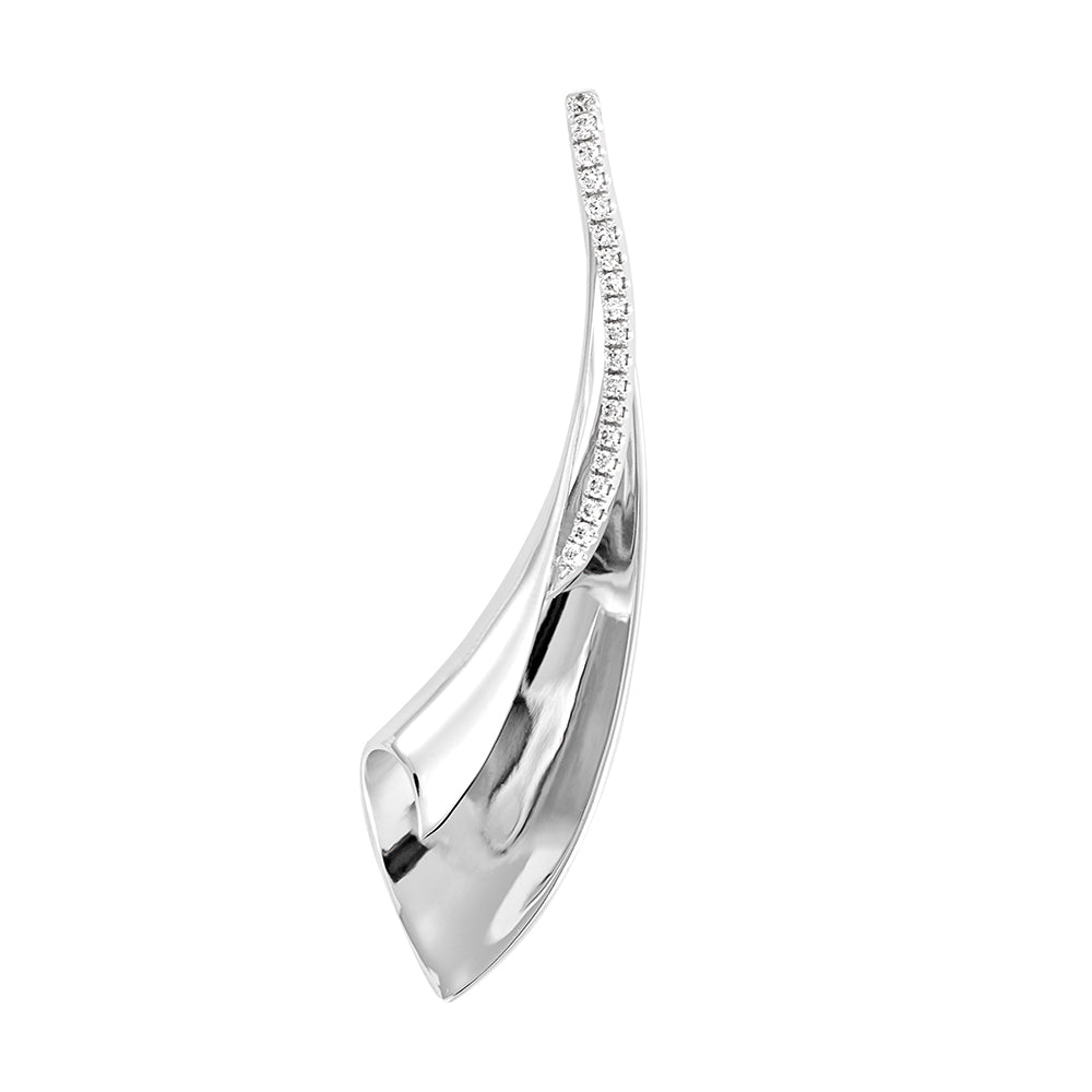 Chatham lab-grown diamond pendant, style FDP4682W