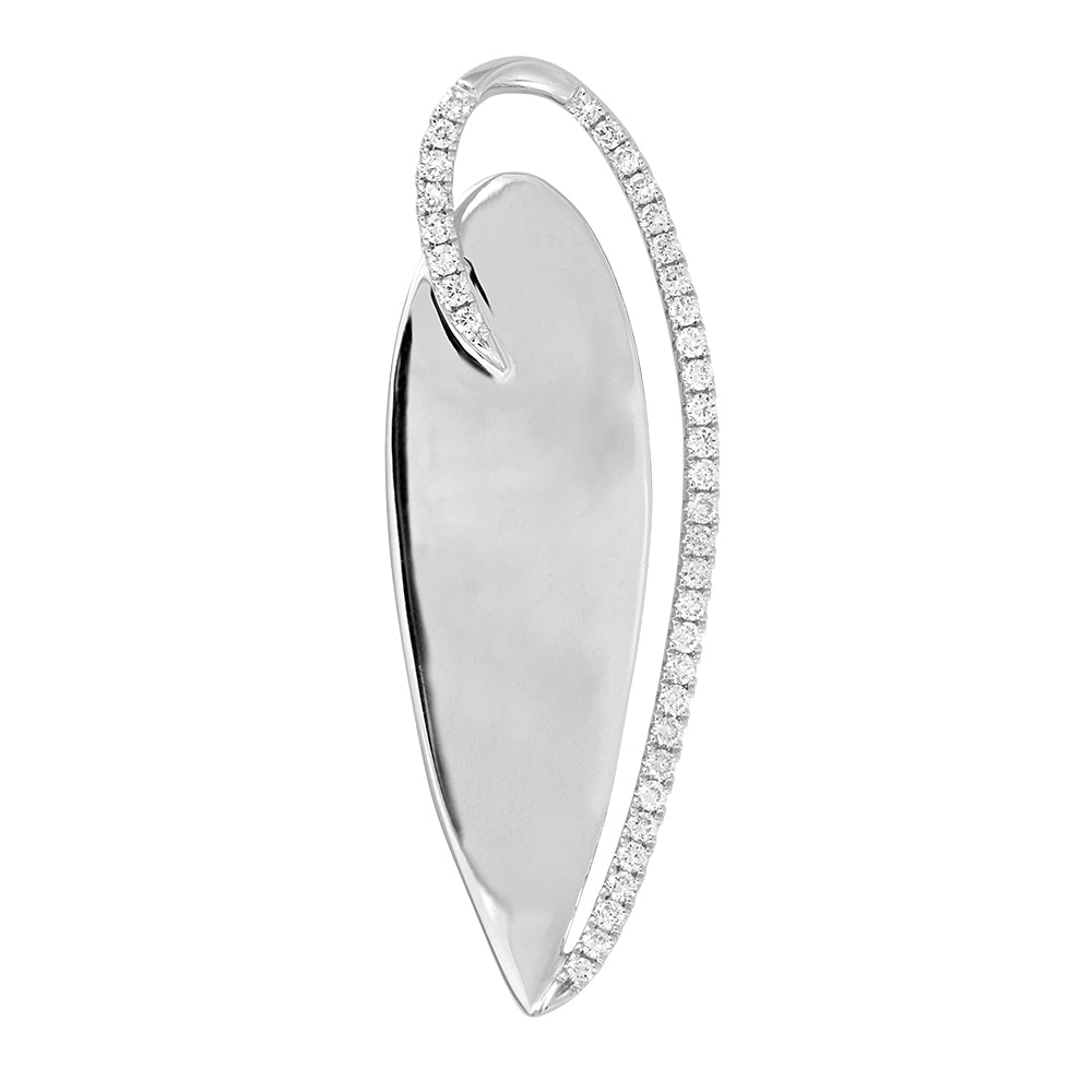 Chatham lab-grown diamond pendant, style FDP4684W
