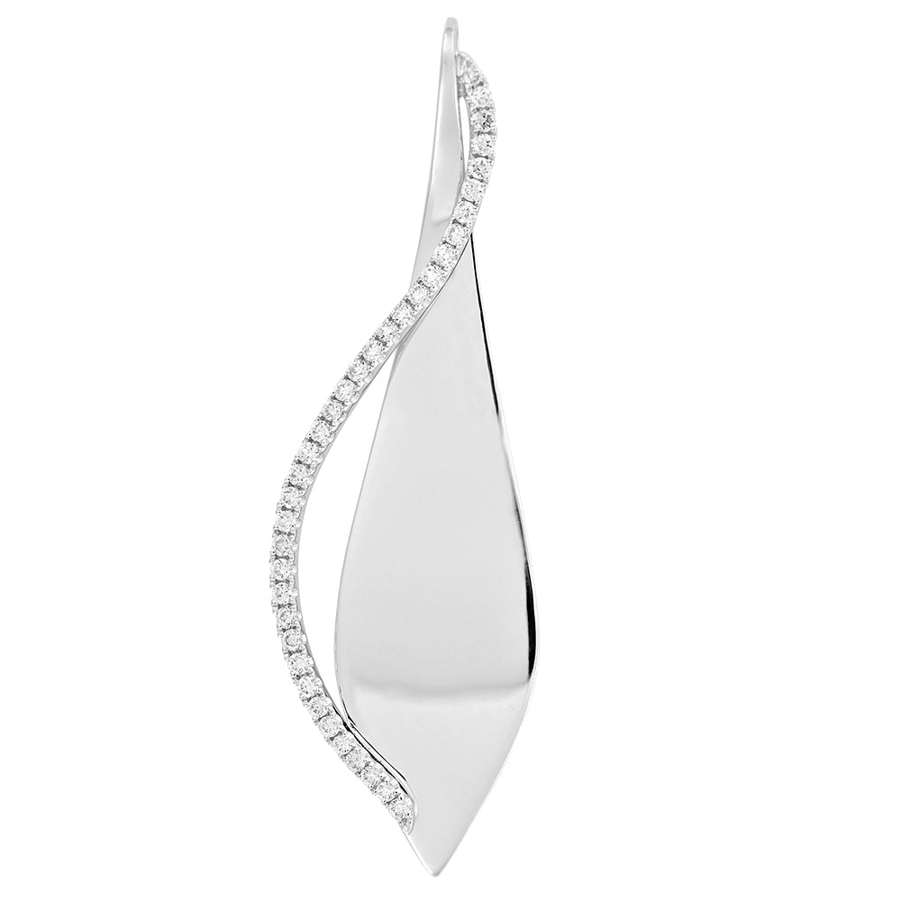 Chatham lab-grown diamond pendant, style FDP4685W