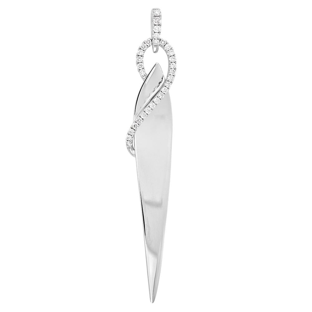 Chatham lab-grown diamond pendant, style FDP4688W