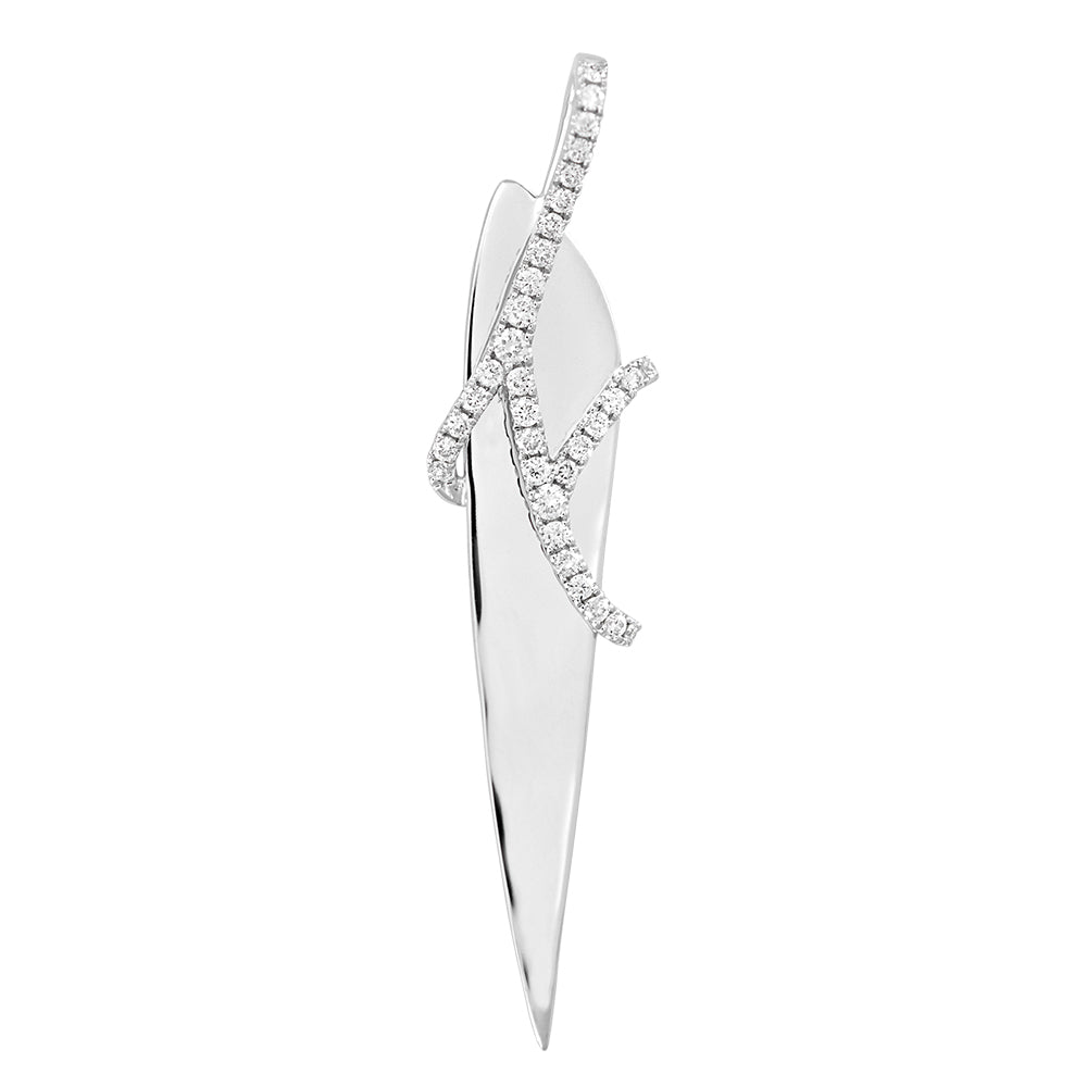 Chatham lab-grown diamond pendant, style FDP4692W