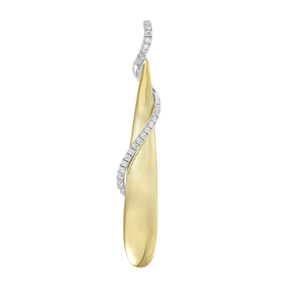 Chatham lab-grown diamond pendant, style FDP4695YW