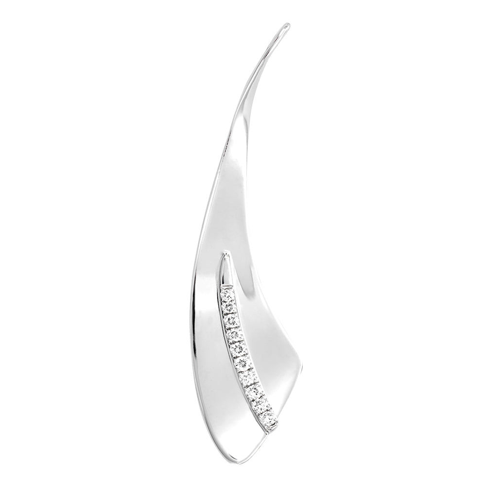 Chatham lab-grown diamond pendant, style FDP4697W