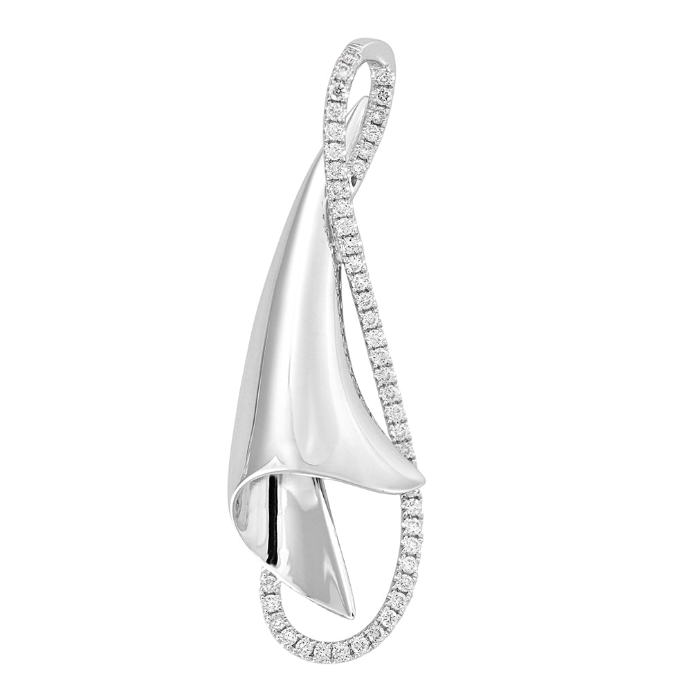 Chatham lab-grown diamond pendant, style FDP4700W