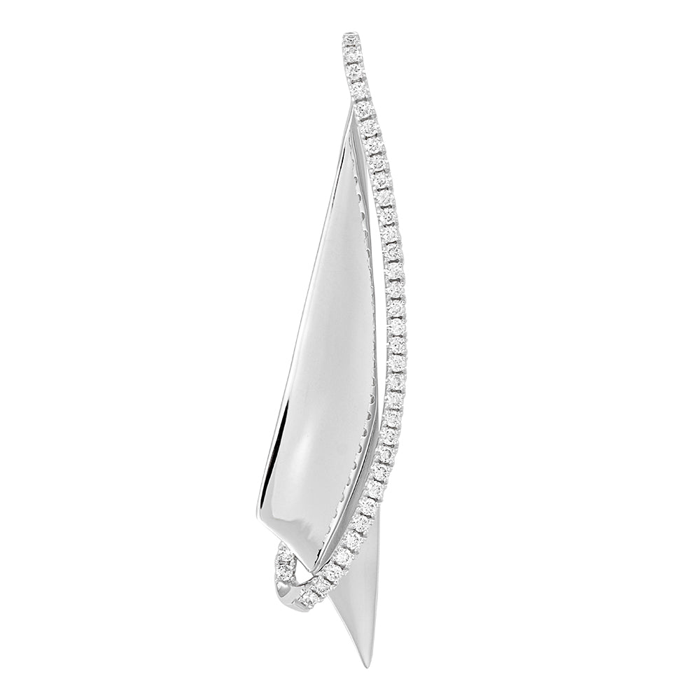 Chatham lab-grown diamond pendant, style FDP4701W