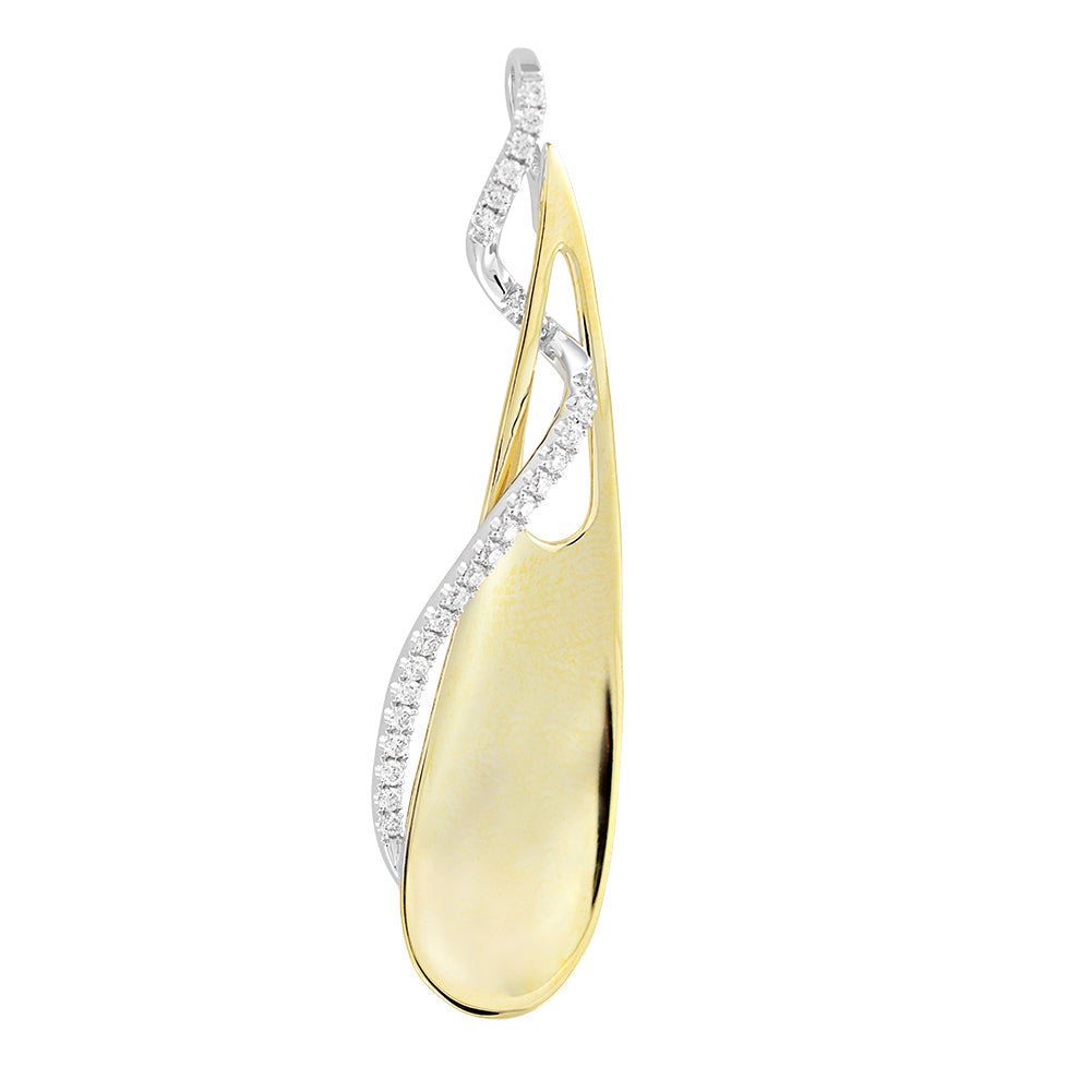 Chatham lab-grown diamond pendant, style FDP4703YW