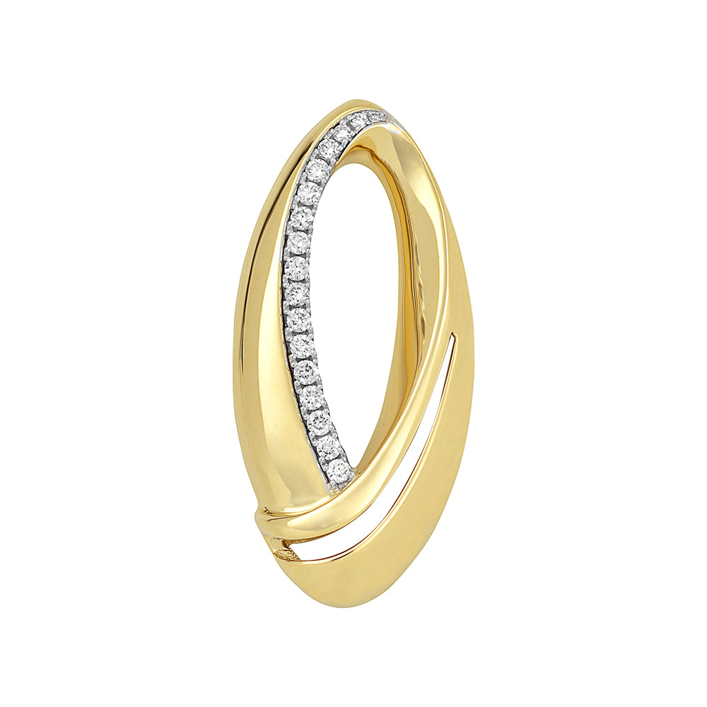 Chatham lab-grown diamond pendant, style FDP4753YW