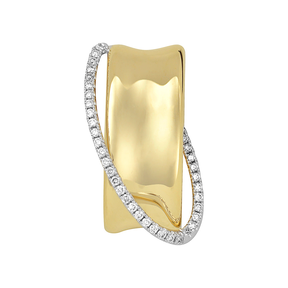 Chatham lab-grown diamond pendant, style FDP4760YW