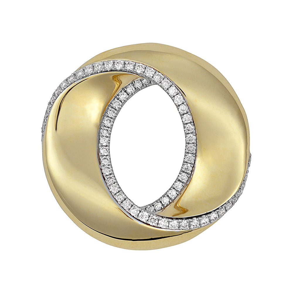 Chatham lab-grown diamond pendant, style FDP4764YW