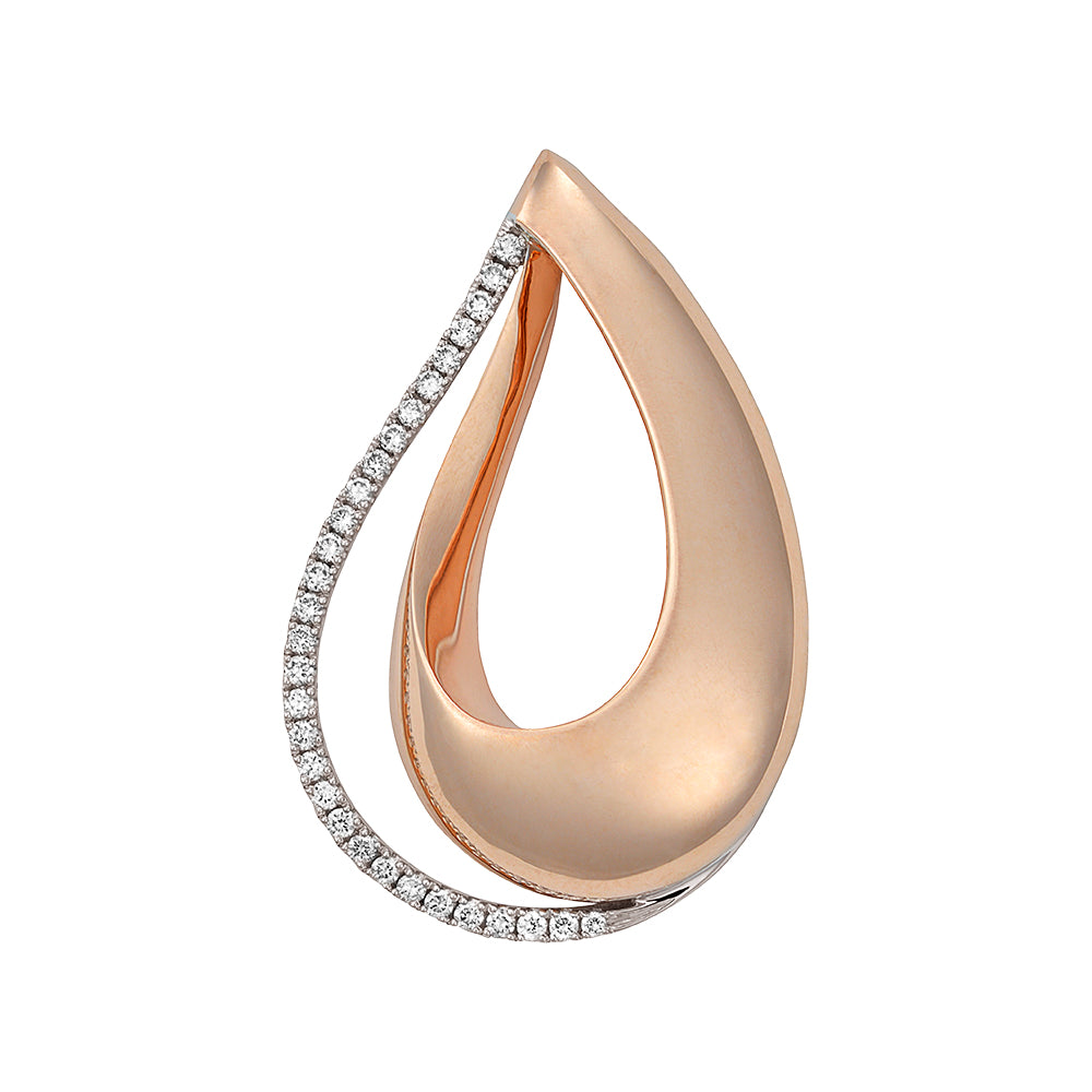 Chatham lab-grown diamond pendant, style FDP4766RW