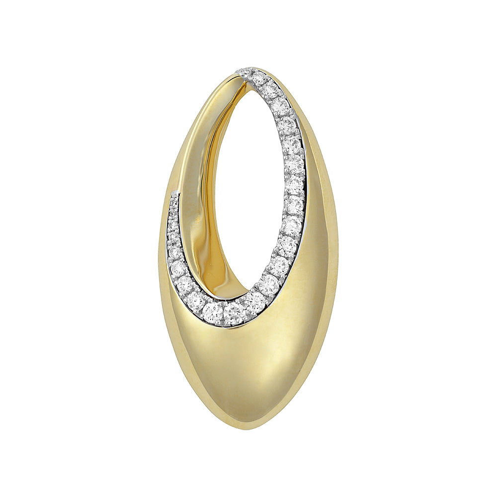 Chatham lab-grown diamond pendant, style FDP4768YW