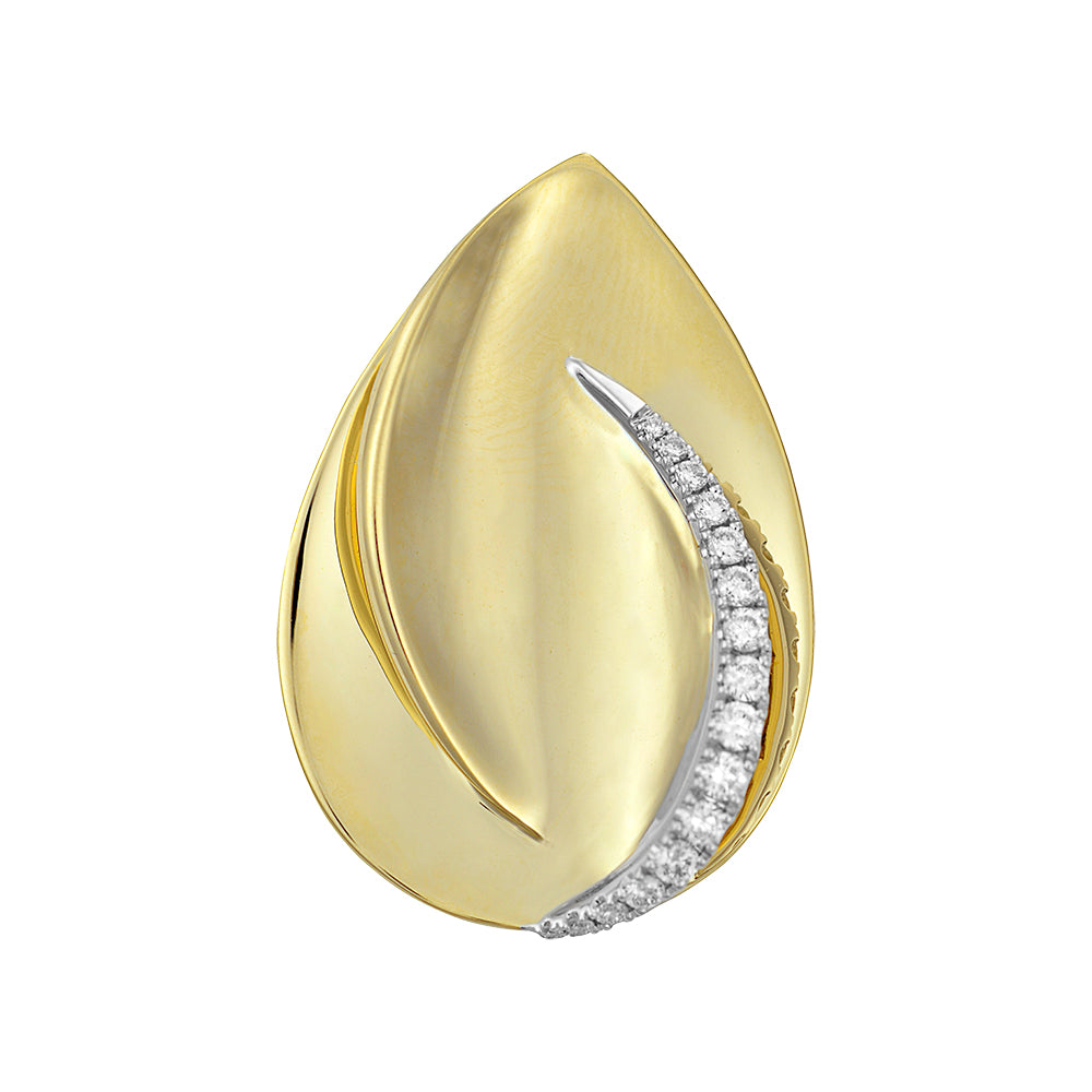 Chatham lab-grown diamond pendant, style FDP4772YW
