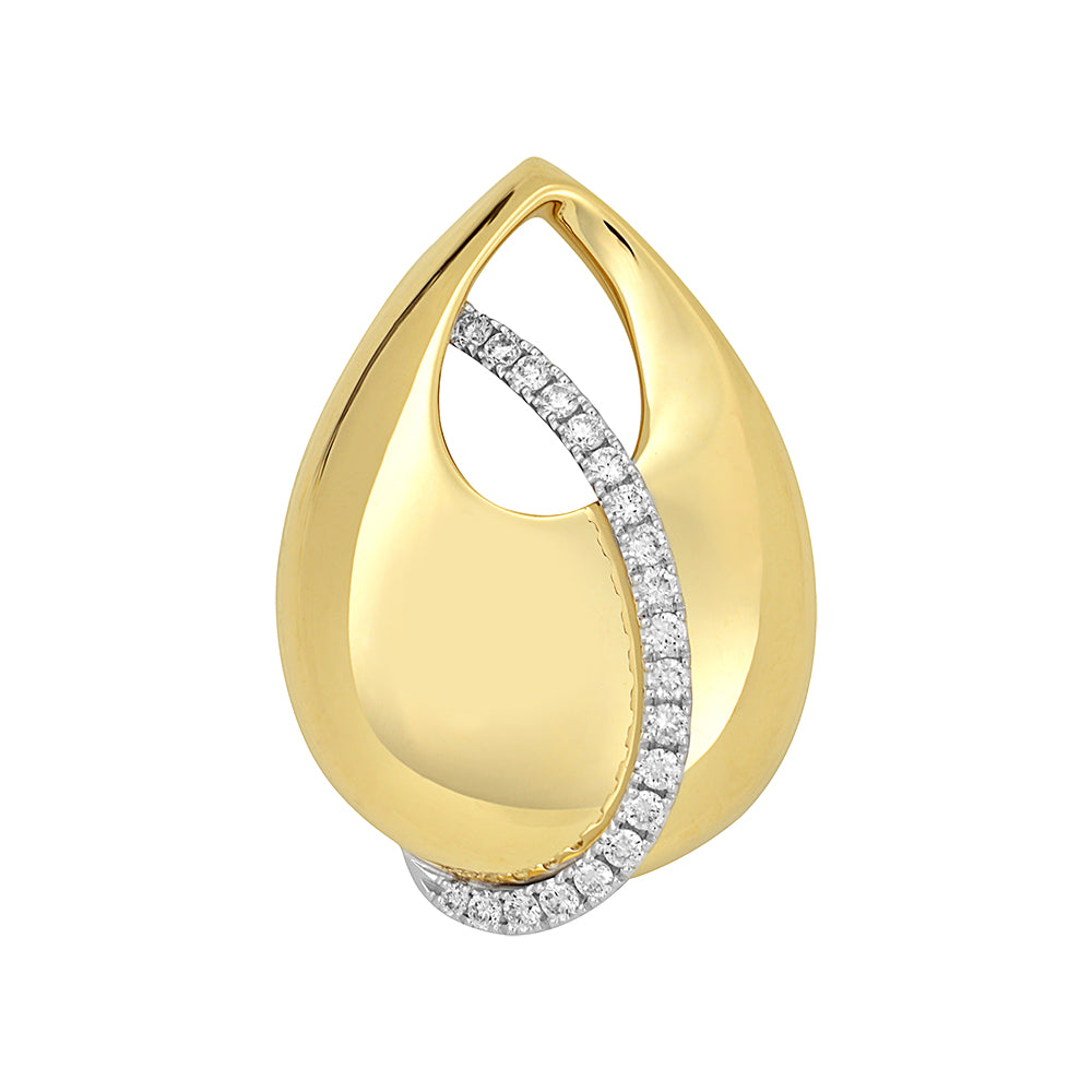 Chatham lab-grown diamond pendant, style FDP4775YW