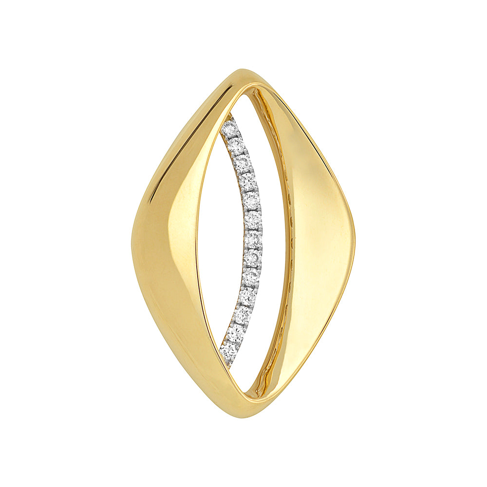 Chatham lab-grown diamond pendant, style FDP4776YW
