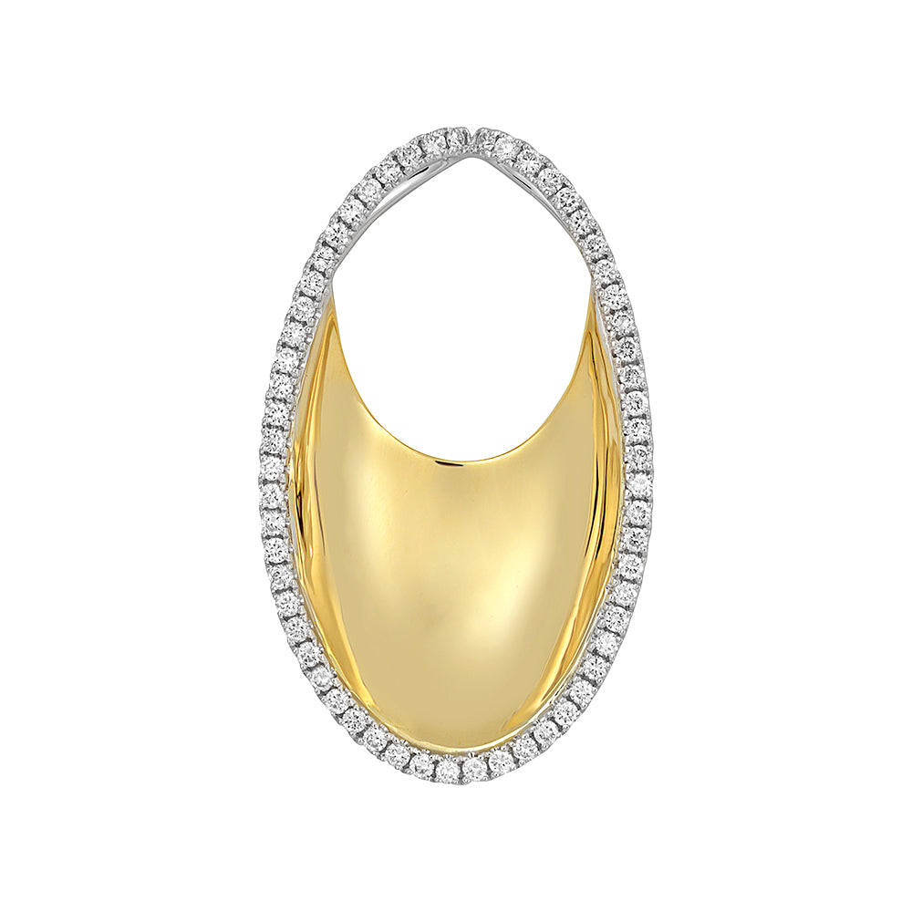 Chatham lab-grown diamond pendant, style FDP4780YW