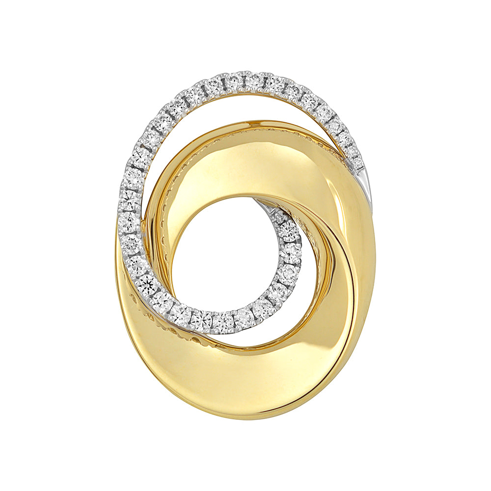 Chatham lab-grown diamond pendant, style FDP4783YW