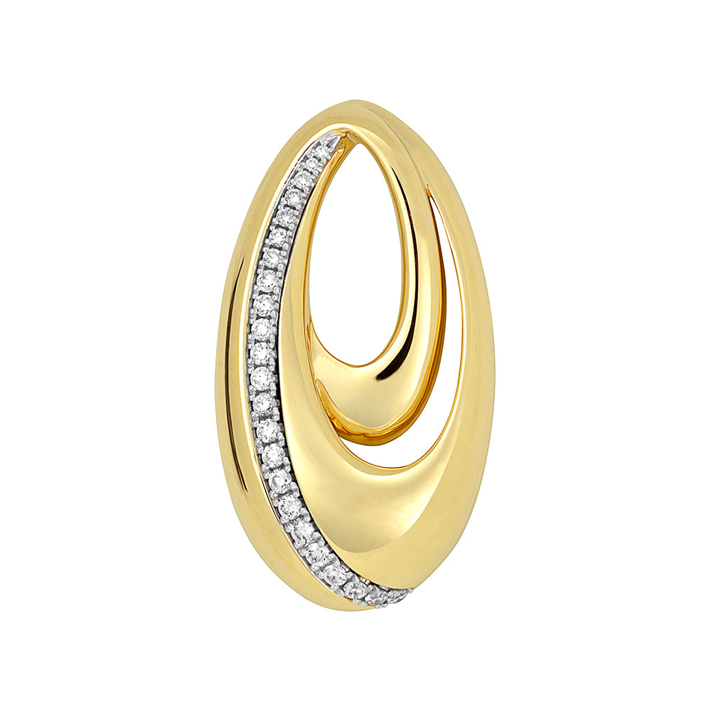Chatham lab-grown diamond pendant, style FDP4795YW