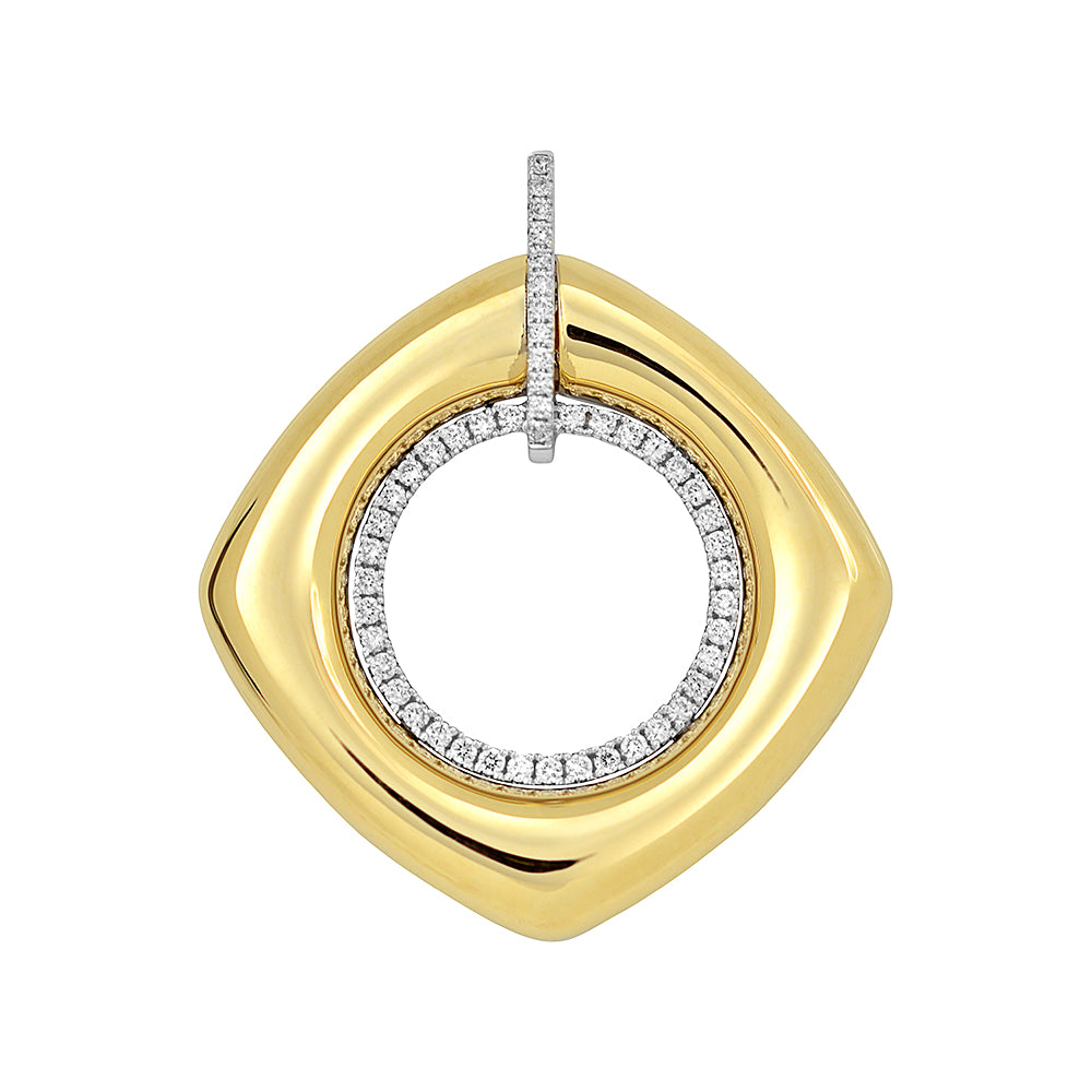 Chatham lab-grown diamond pendant, style FDP4800YW