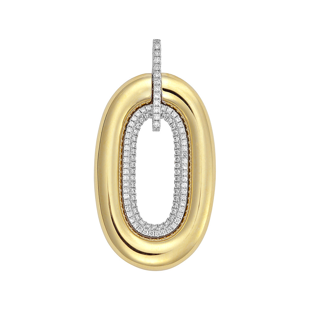 Chatham lab-grown diamond pendant, style FDP4802YW