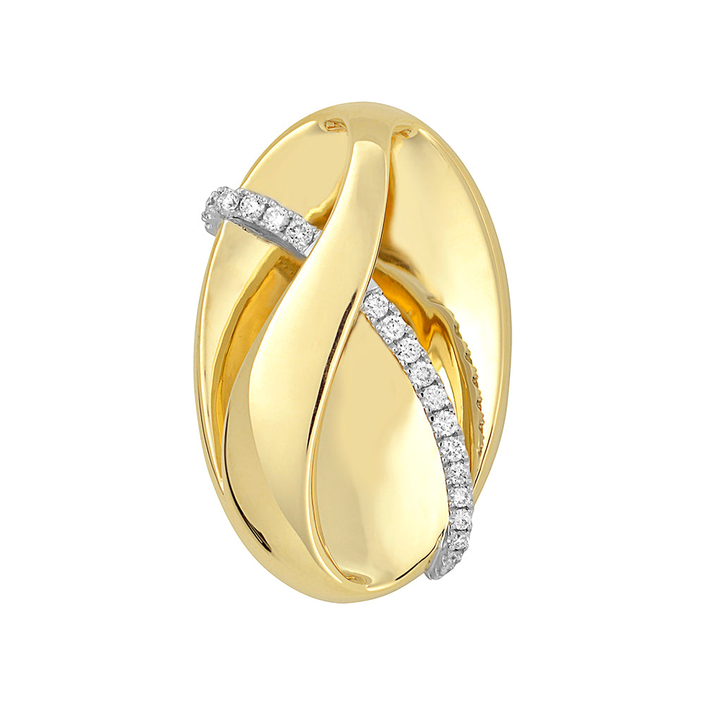 Chatham lab-grown diamond pendant, style FDP4805YW