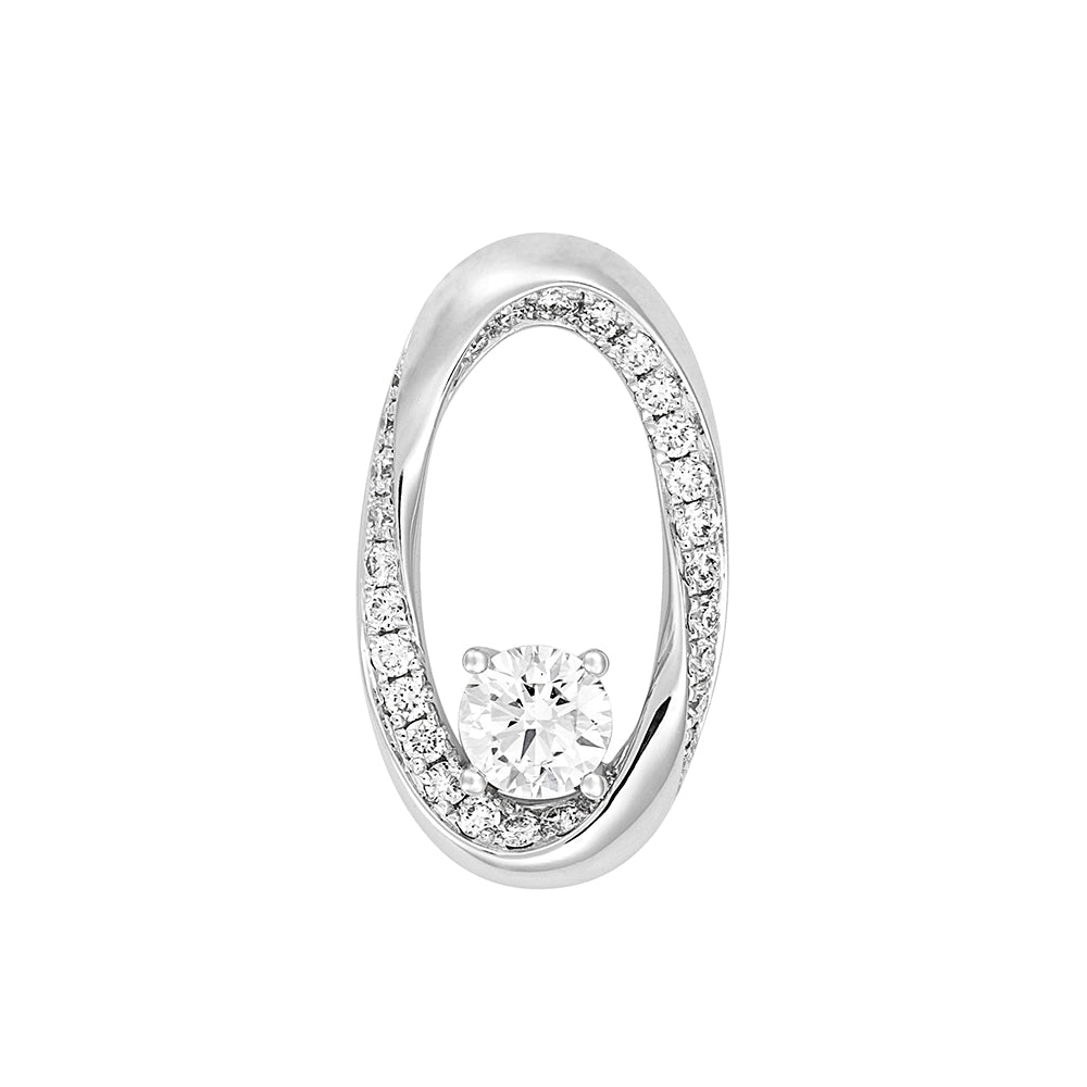 Chatham lab-grown diamond pendant