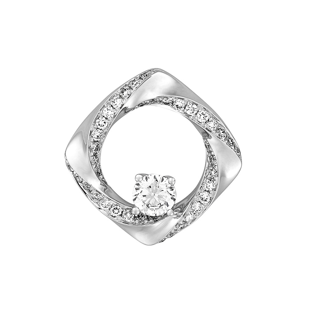Chatham lab-grown diamond pendant, style FDP4922W