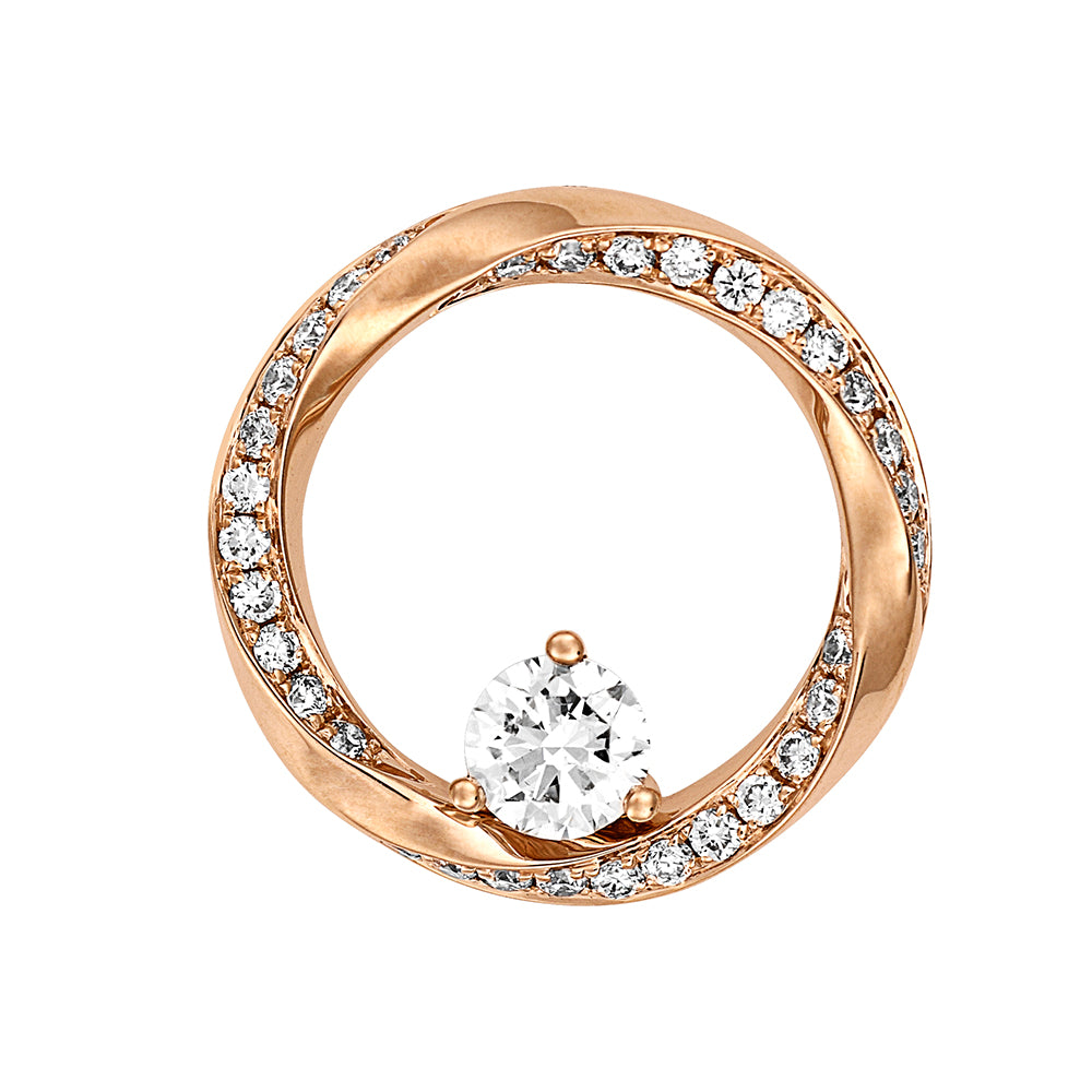 Chatham lab-grown diamond pendant, style FDP4923R