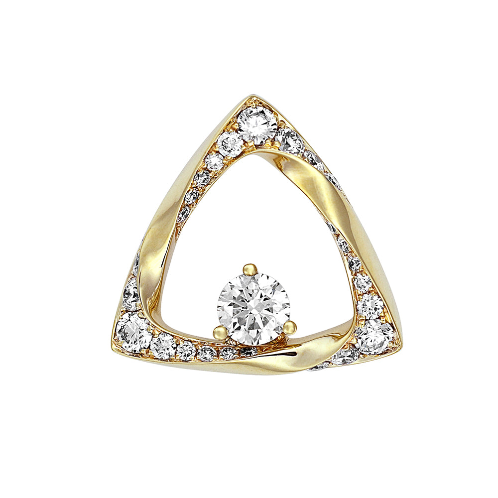 Chatham lab-grown diamond pendant, style FDP4924Y