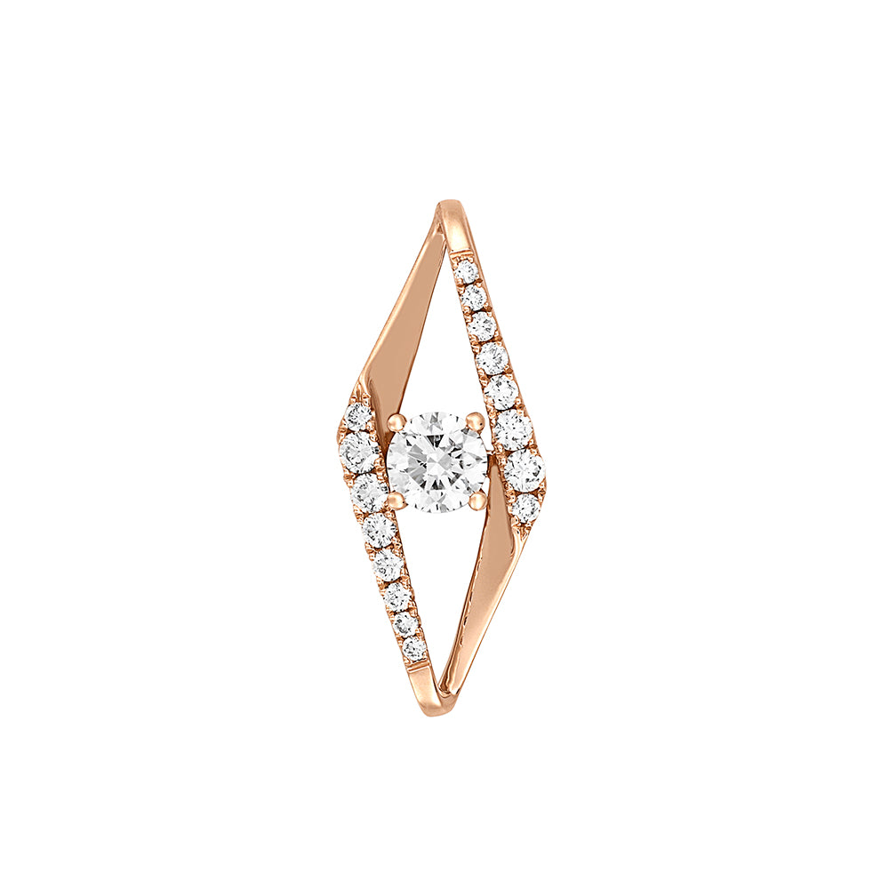 Chatham lab-grown diamond pendant, style FDP4926R