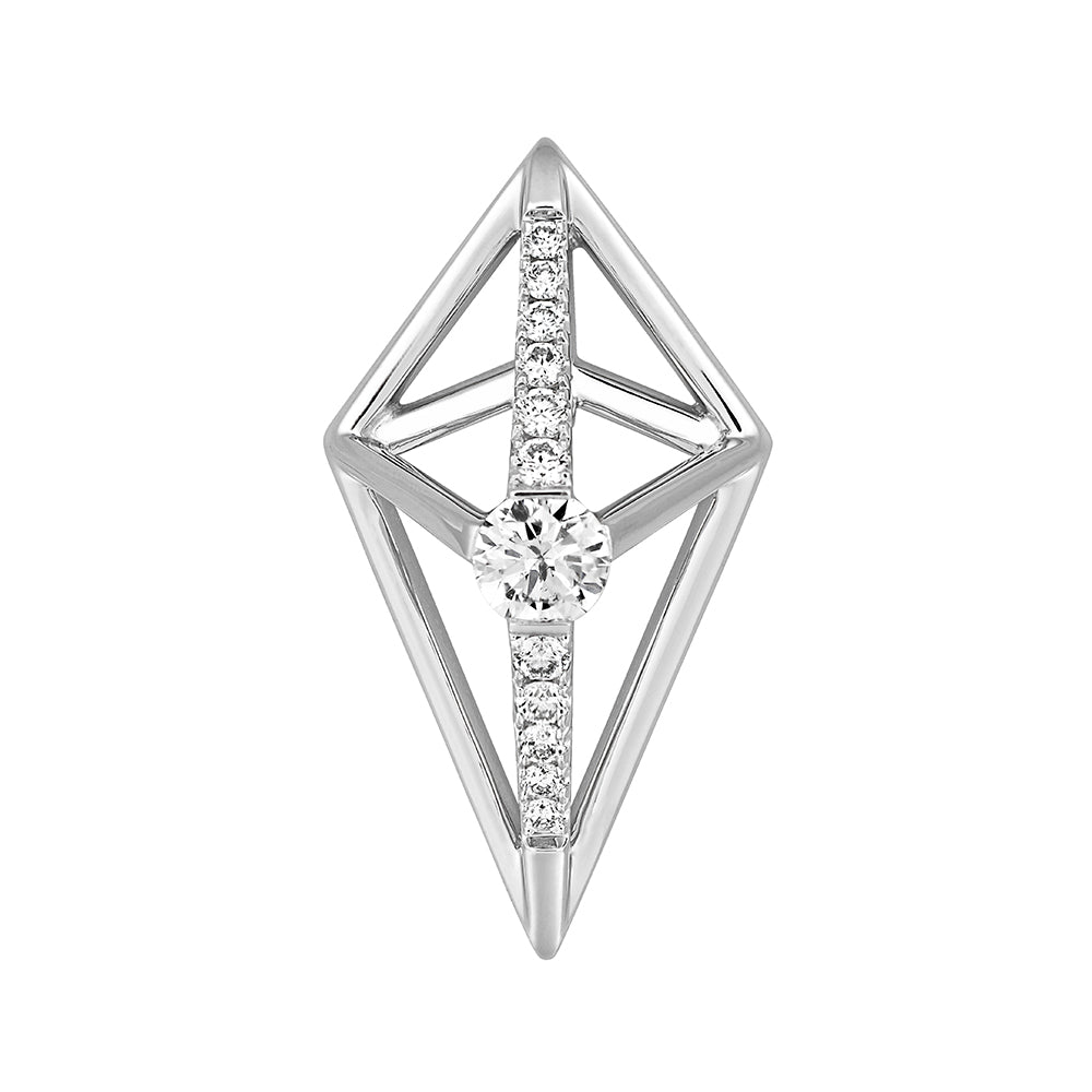 Chatham lab-grown diamond pendant, style FDP4937W