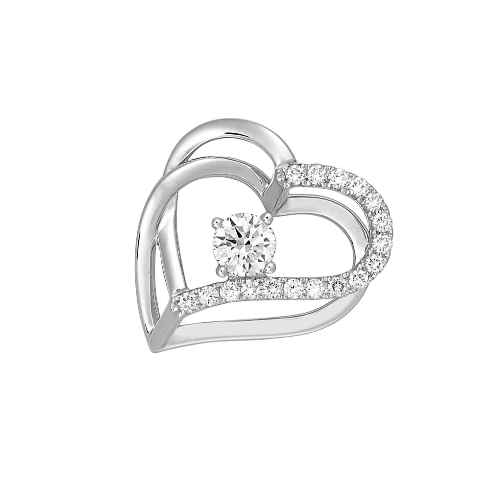 Chatham lab-grown diamond pendant, style FDP4940W