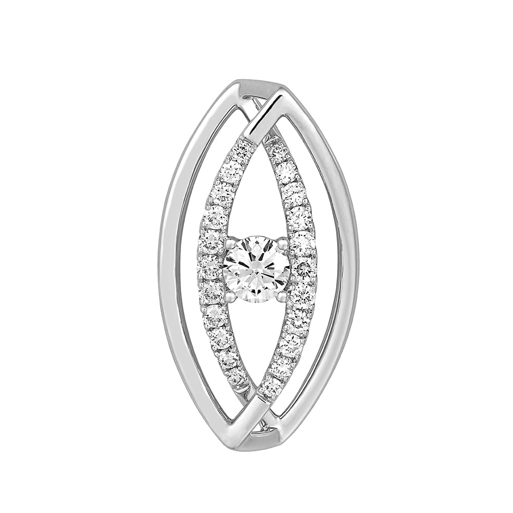 Chatham lab-grown diamond pendant, style FDP4942W