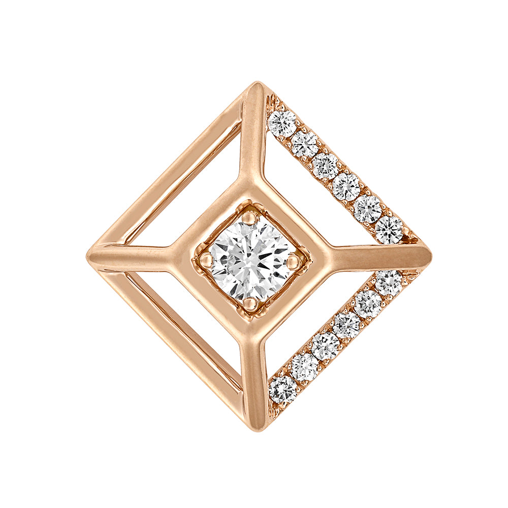 Chatham lab-grown diamond pendant, style FDP4944R