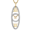 Diamond Clock Pendant