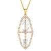 Diamond Clock Pendant