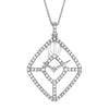 Diamond Clock Pendant