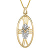 Diamond Clock Pendant