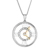 Diamond Clock Pendant